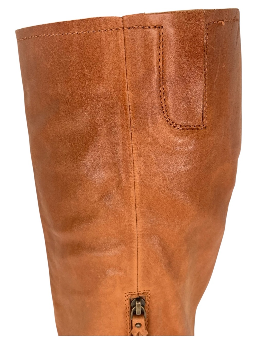 Naturalizer On Time Brown Leather Wide Calf Knee High Womens Boots Size 9.5M - Picture 8 of 15